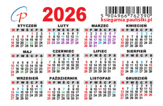KALENDARZYKI 2026