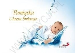 Pamiatka chrztu Świętego dla chłopczyka