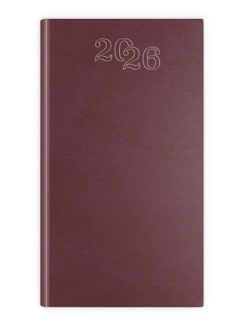 Tygodniowy Standard 2026 - bordowy