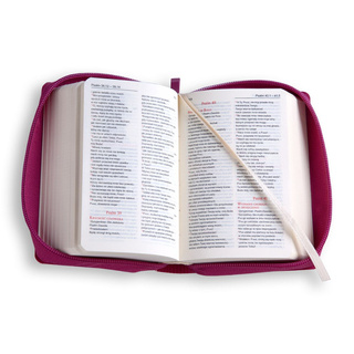 Biblia Tabor flex z zamkiem. Malinowy