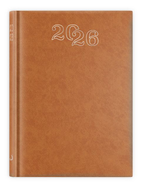 A5 Standard 2026 - brązowy