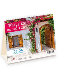 Kalendarz na biurko 2025 - wszystko ma swój czas