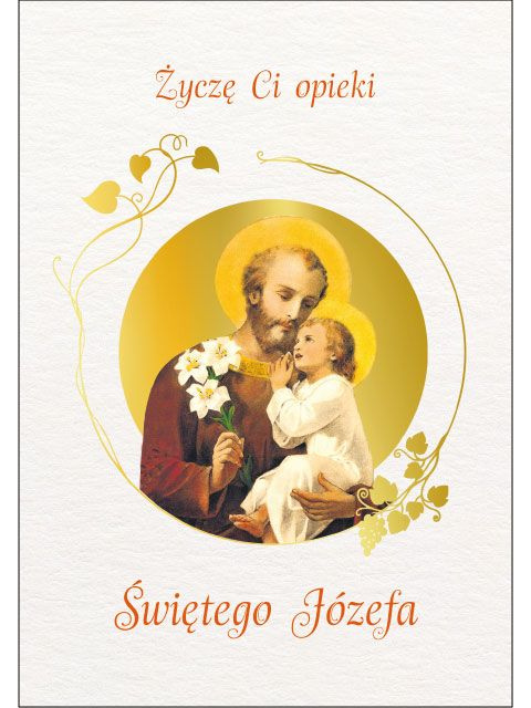 Karnet ze Świętymi 4 - św. Józef