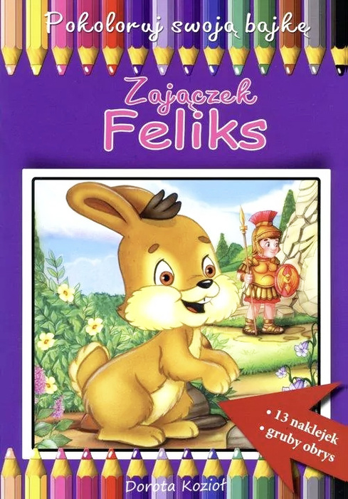 Zajączek Feliks. Kolorowanka