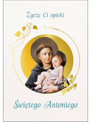 Karnet ze Świętymi 2 - św. Antoni