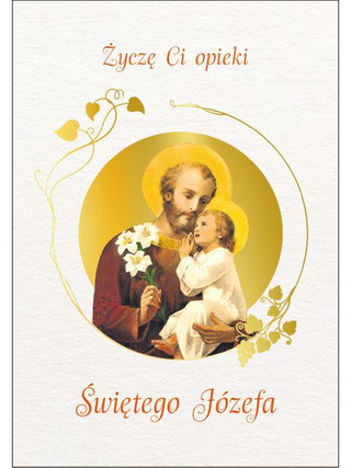 Karnet ze Świętymi 4 - św. Józef