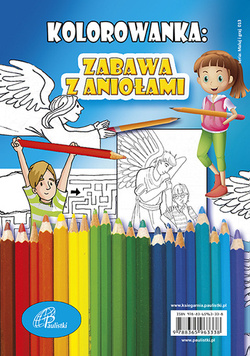 Zabawa z aniołami – kolorowanka