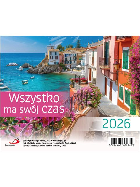 Kalendarz na biurko 2026 - wszystko ma swój czas