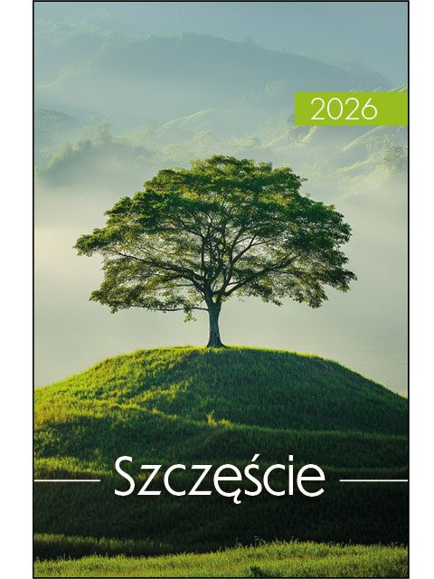 Kalendarz 2026 kieszonkowy Szczęście - drzewo