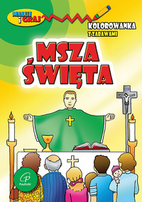 Msza Święta - kolorowanka dla dzieci