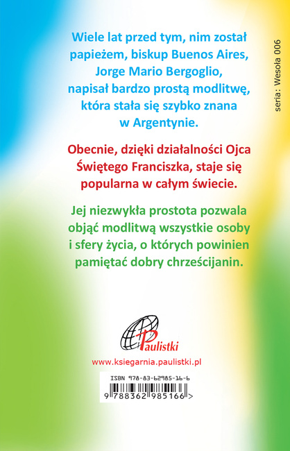 Modlitwa pięciu palców / dla dzieci / Wesoła 006