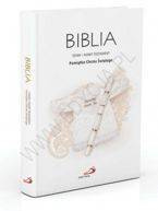 Biblia z RYBKĄ na Chrzest Święty