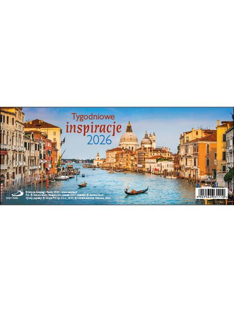 Kalendarz na biurko 2026. Tygodniowe inspiracje