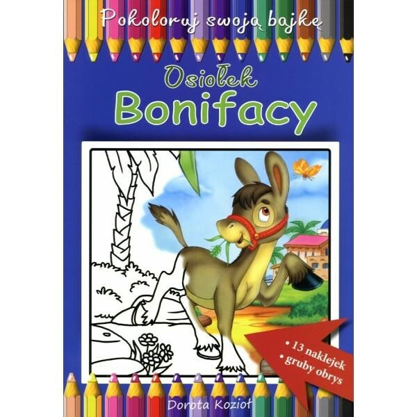 Osiołek Bonifacy. Kolorowanka