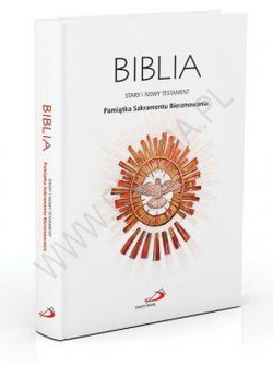 Biblia z RYBKĄ na Bierzmowanie