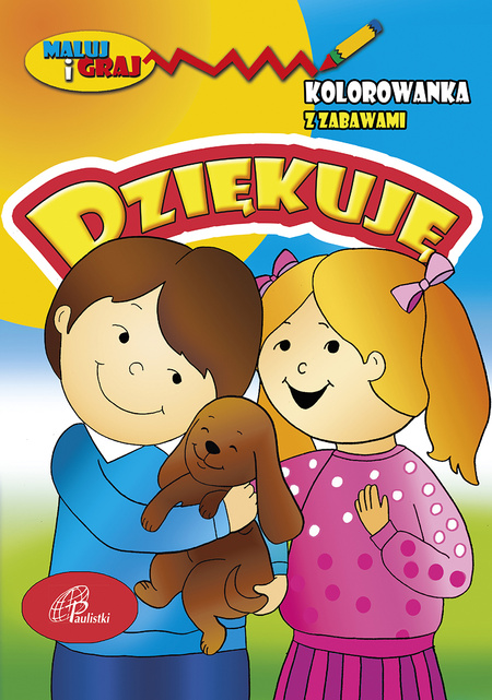 Dziękuję – kolorowanka 