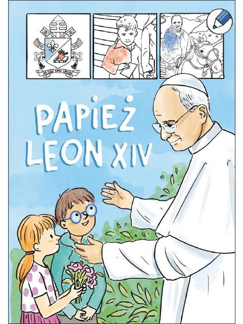Kolorowanka. Papież Leon XIV
