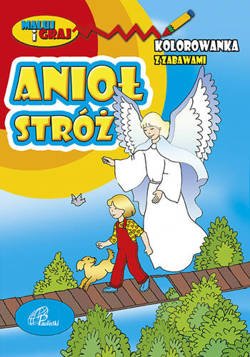 Anioł Stróż - kolorowanka dla dzieci